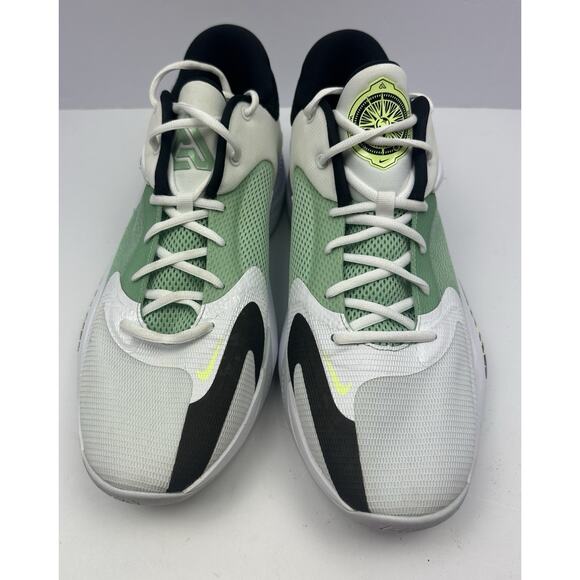 Nike Zoom Freak 4 Shoes Mens Size 13 White Green Giannis Basketball DJ6149-100 - Picture 5 of 9